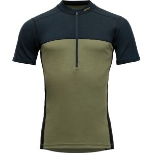 Devold Men's Lauparen Merino 190 Zip Tee Ink/lichen/black M Devold Men's Lauparen Merino 190 Zip Tee Ink/lichen/black M