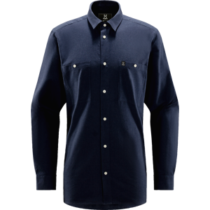 Haglöfs Men's Curious Hemp Shirt Tarn Blue S Haglöfs Men's Curious Hemp Shirt Tarn Blue S