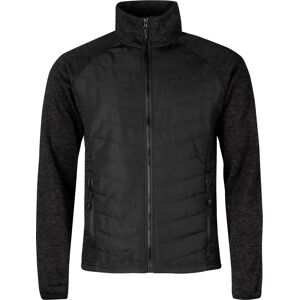 Halti Men's Streams Hybrid Knit Layer Jacket Black Melange XS Halti Men's Streams Hybrid Knit Layer Jacket Black Melange XS