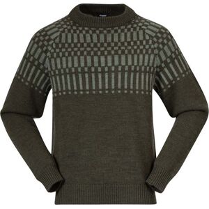 Bergans Men's Nordmarka Merino Jumper Dark Green Mud/Light Green Mud S Bergans Men's Nordmarka Merino Jumper Dark Green Mud/Light Green Mud S