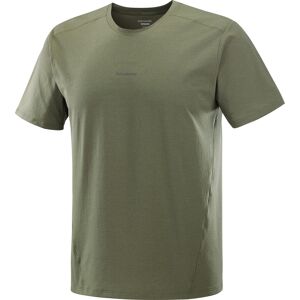 Salomon Men's Trackline Short Sleeve Tee Grape Leaf Grape Leaf/ M Salomon Men's Trackline Short Sleeve Tee Grape Leaf Grape Leaf/ M
