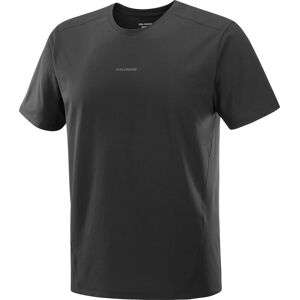 Salomon Men's Trackline Short Sleeve Tee Deep Black Deep Black/ XL Salomon Men's Trackline Short Sleeve Tee Deep Black Deep Black/ XL