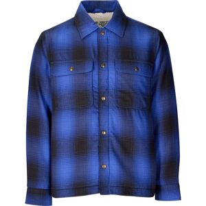 Marmot Men's Ridgefield Sherpa Flannel Shirt Jacket Oxide Blue M Marmot Men's Ridgefield Sherpa Flannel Shirt Jacket Oxide Blue M