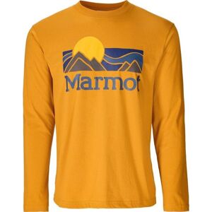 Marmot Men's Coastal Tee Ls Honey Glaze M Marmot Men's Coastal Tee Ls Honey Glaze M