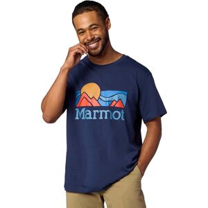 Marmot Men's Coastal Tee ShortSleeve Nightfall Navy S Marmot Men's Coastal Tee ShortSleeve Nightfall Navy S