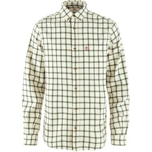 Fjällräven Men's Övik Flannel Shirt Chalk White-laurel Green XL Fjällräven Men's Övik Flannel Shirt Chalk White-laurel Green XL