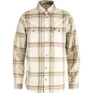 Fjällräven Men's Övik Lite Flannel Shirt Chalk White-fossil S Fjällräven Men's Övik Lite Flannel Shirt Chalk White-fossil S