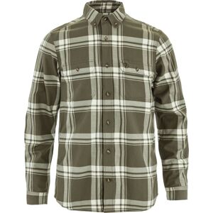 Fjällräven Men's Övik Lite Flannel Shirt Laurel Green-chalk White S Fjällräven Men's Övik Lite Flannel Shirt Laurel Green-chalk White S