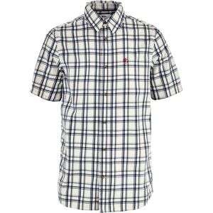 Fjällräven Men's Övik Lite Shirt Short Sleeve Chalk White-dark Navy M Fjällräven Men's Övik Lite Shirt Short Sleeve Chalk White-dark Navy M