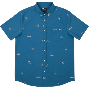 Salty Crew Men's Markets Ss Woven Cobalt S Salty Crew Men's Markets Ss Woven Cobalt S