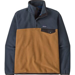 Patagonia Men's Lightweight Synchilla Snap-T Fleece Pullover Deer Brown S Patagonia Men's Lightweight Synchilla Snap-T Fleece Pullover Deer Brown S