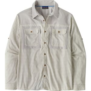 Patagonia Men's Long-Sleeved Self-Guided Sun Shirt North Fork: Crisp Grey S Patagonia Men's Long-Sleeved Self-Guided Sun Shirt North Fork: Crisp Grey S
