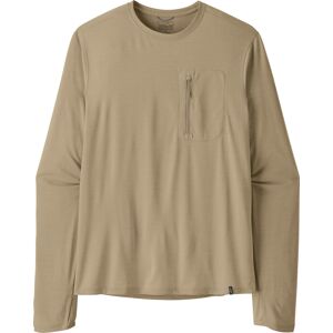 Patagonia Men's Long Sleeved Capilene Cool Sun Shirt Seabird Grey - Light Seabird Grey X-dye M Patagonia Men's Long Sleeved Capilene Cool Sun Shirt Seabird Grey - Light Seabird Grey X-dye M