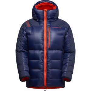 La Sportiva Men's Olympus Tech Down Parka Deep Sea/Cherry Tomato M La Sportiva Men's Olympus Tech Down Parka Deep Sea/Cherry Tomato M