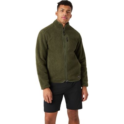 Björn Borg Men's Centre Pile Jacket Forest Night S Björn Borg Men's Centre Pile Jacket Forest Night S