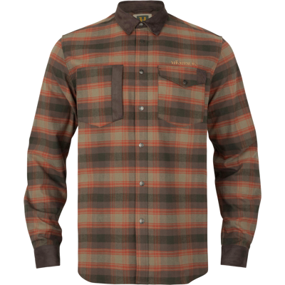 Härkila Men's Aivak Long Sleeve Shirt Autumn Orange Check XXL Härkila Men's Aivak Long Sleeve Shirt Autumn Orange Check XXL