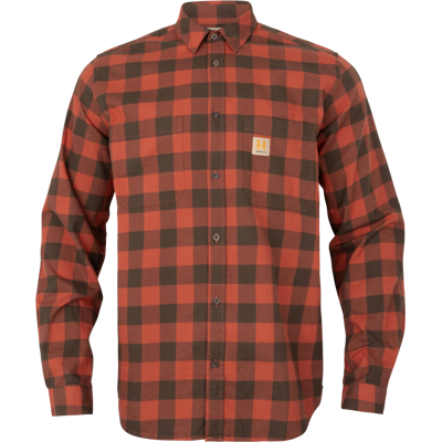 Härkila Men's Scandinavian Longsleeve Shirt Autumn Orange Check XXL Härkila Men's Scandinavian Longsleeve Shirt Autumn Orange Check XXL