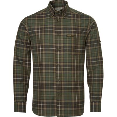 Chevalier Men's Teal Light Flannel Shirt Hemlock Green Checked S Chevalier Men's Teal Light Flannel Shirt Hemlock Green Checked S