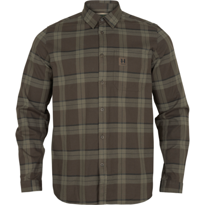 Härkila Men's Fjell LS Shirt Green Check XL Härkila Men's Fjell LS Shirt Green Check XL