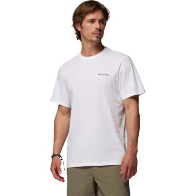Columbia Men's CSC Logo Organic Cotton T-Shirt White, Boxy Brand XL Columbia Men's CSC Logo Organic Cotton T-Shirt White, Boxy Brand XL