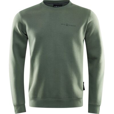 Sail Racing Men's Bowman Logo Sweater Hedge Green S Sail Racing Men's Bowman Logo Sweater Hedge Green S