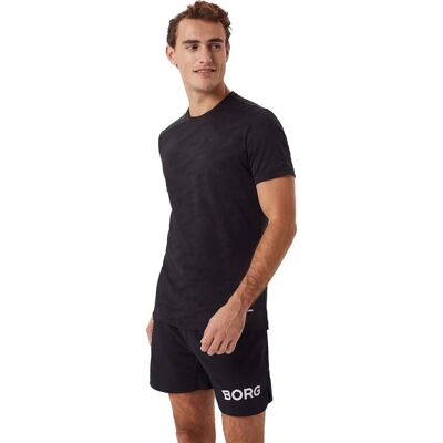 Björn Borg Men's Borg Performance T-Shirt Black Beauty L Björn Borg Men's Borg Performance T-Shirt Black Beauty L