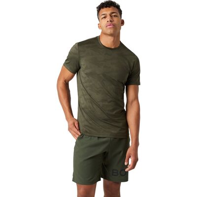 Björn Borg Men's Borg Performance T-Shirt Forest Night XXL Björn Borg Men's Borg Performance T-Shirt Forest Night XXL
