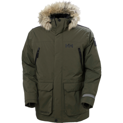 Helly Hansen Men's Reine Parka Utility Green L Helly Hansen Men's Reine Parka Utility Green L