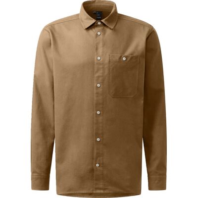 Haglöfs Men's Virke Flannel Shirt Teak Brown S Haglöfs Men's Virke Flannel Shirt Teak Brown S