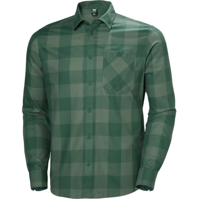 Helly Hansen Men's Aker Flannel Ls Shirt Green S Helly Hansen Men's Aker Flannel Ls Shirt Green S