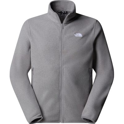 The North Face Men's Glacier Fleece Jacket TNF Mid Grey Heather S The North Face Men's Glacier Fleece Jacket TNF Mid Grey Heather S