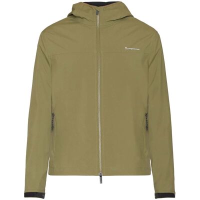 Knowledge Cotton Apparel Men's Nordenvind Light Shell Jacket Burned Olive M Knowledge Cotton Apparel Men's Nordenvind Light Shell Jacket Burned Olive M