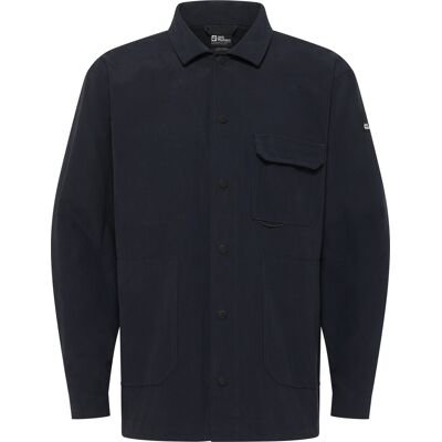 Jack Wolfskin Men's Terracade Overshirt Dark Navy S Jack Wolfskin Men's Terracade Overshirt Dark Navy S
