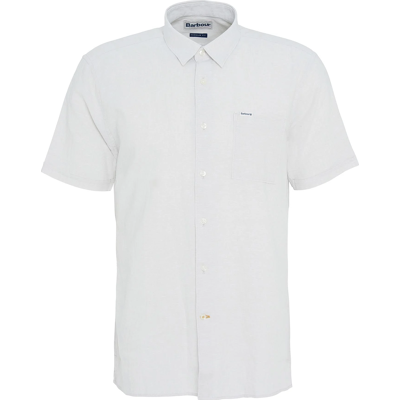 Barbour Men's Nelson Shortsleeve Summer Shirt Mist M Barbour Men's Nelson Shortsleeve Summer Shirt Mist M