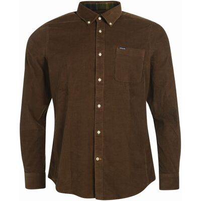 Barbour Men's Ramsey Tailored Shirt Brown L Barbour Men's Ramsey Tailored Shirt Brown L