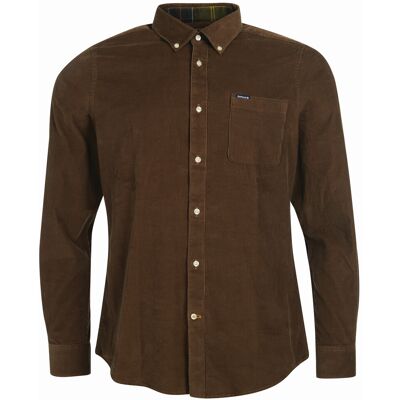 Barbour Men's Ramsey Tailored Shirt Brown XL Barbour Men's Ramsey Tailored Shirt Brown XL
