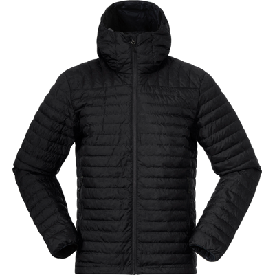 Bergans Men's Lava Light Down Jacket With Hood Black XL Bergans Men's Lava Light Down Jacket With Hood Black XL