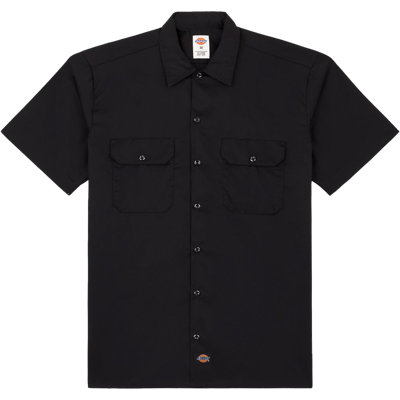 Dickies Men's Work Shirt Shortsleeve Rec Black S Dickies Men's Work Shirt Shortsleeve Rec Black S