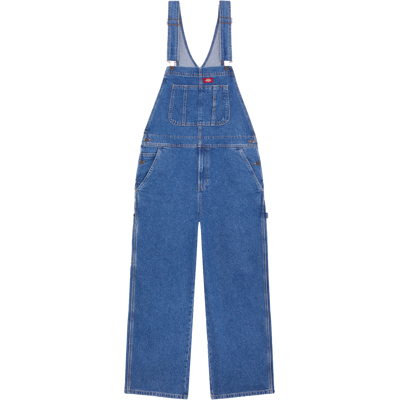 Dickies Men's Loose Denim Bib Classic Blue XXL Dickies Men's Loose Denim Bib Classic Blue XXL