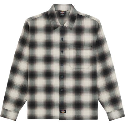 Dickies Men´s Gulfport Flannel Shirt Black M Dickies Men´s Gulfport Flannel Shirt Black M
