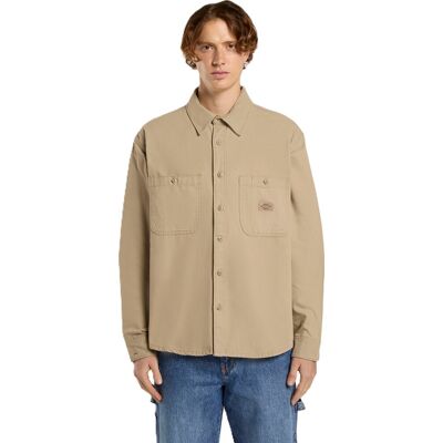 Dickies Men's Canvas Shirt Desert Sand M Dickies Men's Canvas Shirt Desert Sand M