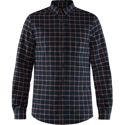 Fjällräven Men's Övik Flannel Shirt Dark Navy L Fjällräven Men's Övik Flannel Shirt Dark Navy L