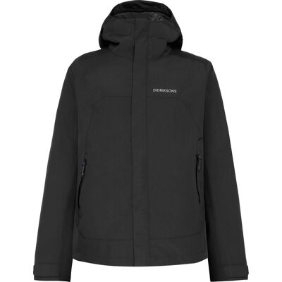 Didriksons Men's Grit Jacket 3 Solid Black XXXL Didriksons Men's Grit Jacket 3 Solid Black XXXL