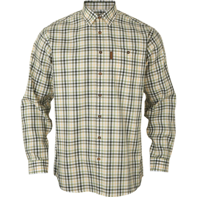 Härkila Men's Milford Shirt Beech Green Check L Härkila Men's Milford Shirt Beech Green Check L