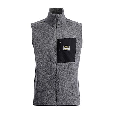 Lundhags Men's Flok Wool Pile Vest Granite S Lundhags Men's Flok Wool Pile Vest Granite S