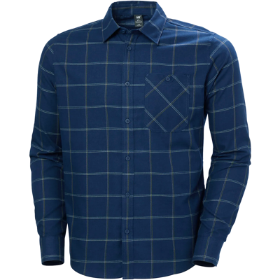 Helly Hansen Men's Aker Flannel Ls Shirt Ocean XXL Helly Hansen Men's Aker Flannel Ls Shirt Ocean XXL