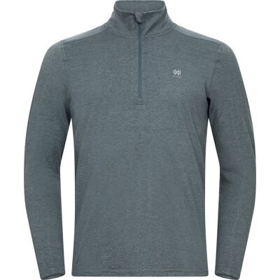 Hellner Men's Nunis Halfzip Long Sleeve Tee Stormy Weather L Hellner Men's Nunis Halfzip Long Sleeve Tee Stormy Weather L