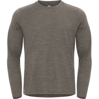 Gridarmor Men's Merino Wool Ls Tee Dusty Olive Melange S Gridarmor Men's Merino Wool Ls Tee Dusty Olive Melange S