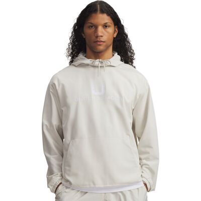 Under Armour Men's Ua Unstoppable Woven Hoodie Summit White SM Under Armour Men's Ua Unstoppable Woven Hoodie Summit White SM