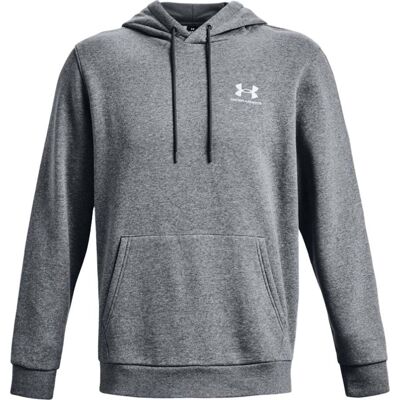 Under Armour Men's UA Essential Fleece Hoodie Pitch Gray Pitch Gray Medium Heather S Under Armour Men's UA Essential Fleece Hoodie Pitch Gray Pitch Gray Medium Heather S